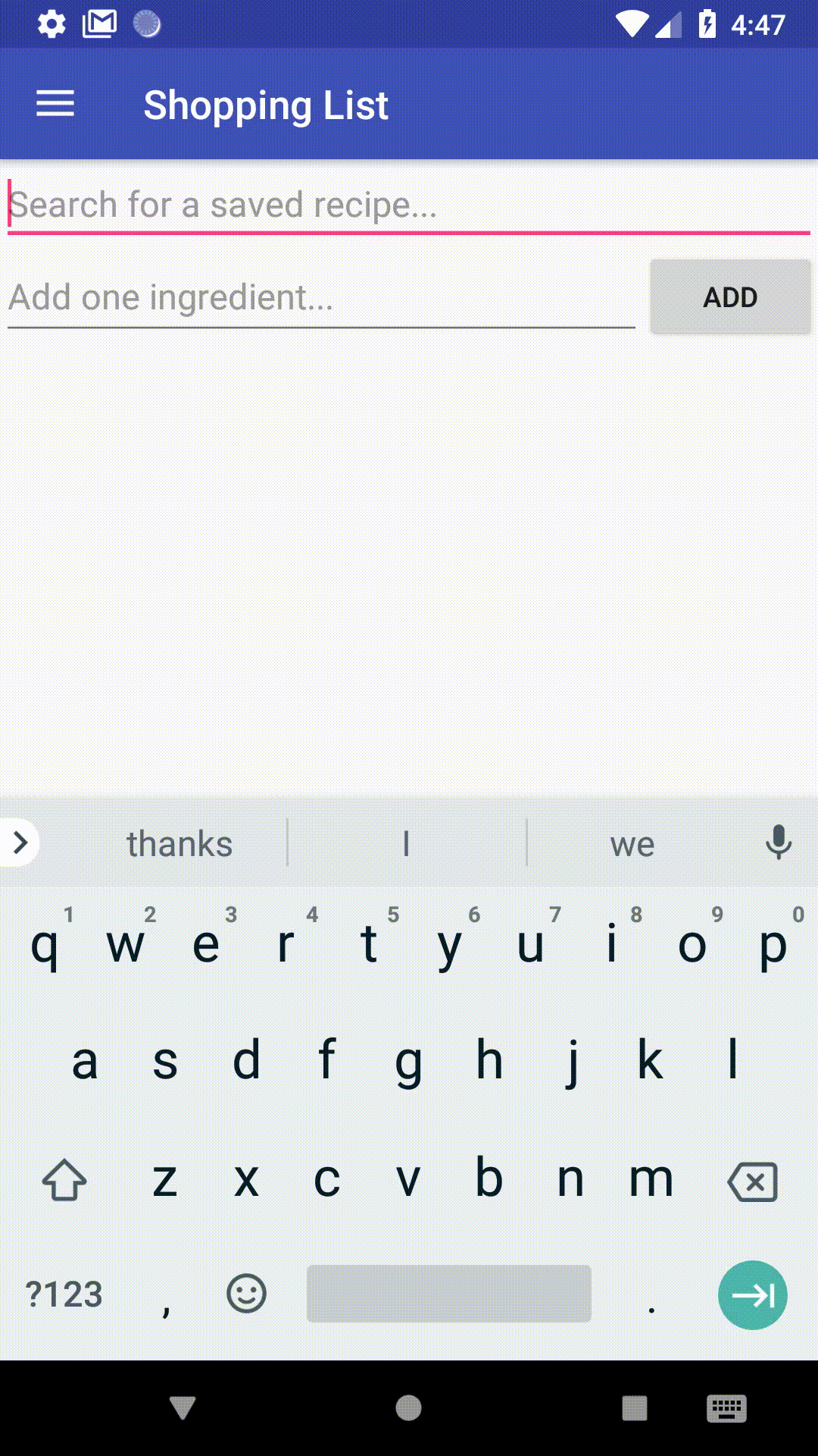 final user story as a gif